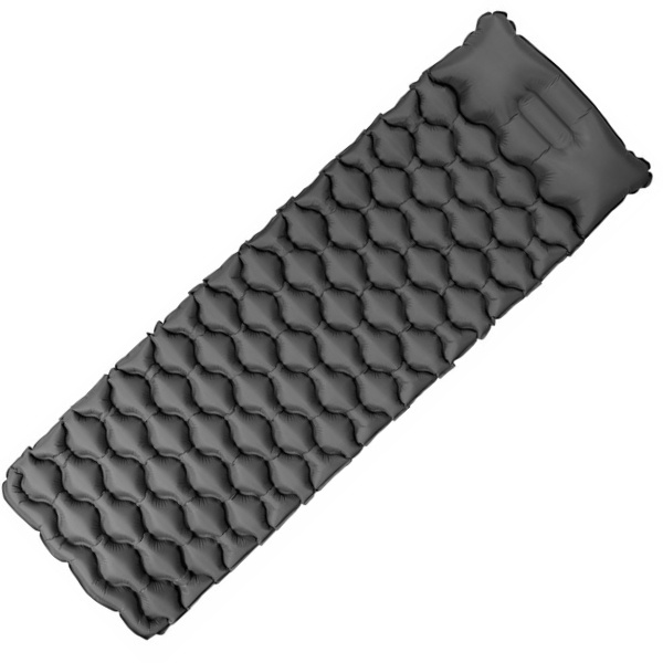 Logo trade promotional giveaways picture of: Inflatable mat SAJAMA Schwarzwolf