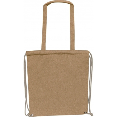 Logo trade promotional product photo of: Recycled cotton bag ADDISON