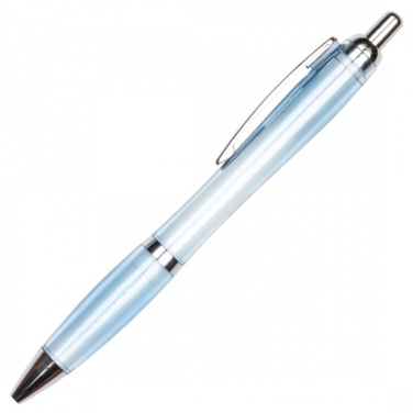 Logo trade promotional item photo of: Transparent ballpen ALKEN