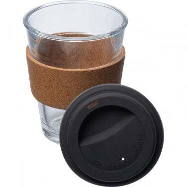 Logotrade corporate gift picture of: Glass drinking cup WROCŁAW 350ml