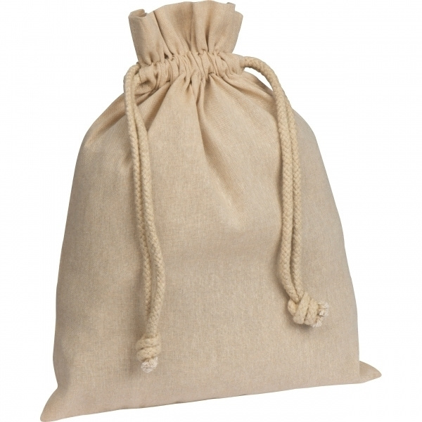 Logo trade advertising products image of: Recycled cotton bag PASADENA