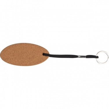 Logo trade promotional merchandise picture of: Cork keyring ROSKILDE