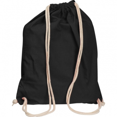 Logo trade advertising product photo of: Cotton gym bag CARLSBAD