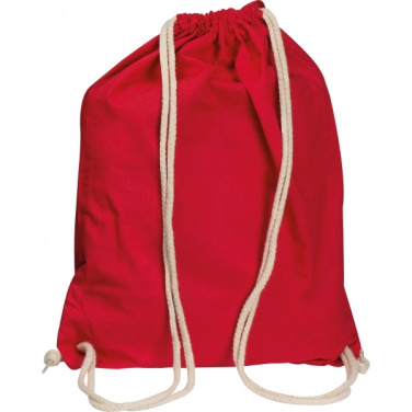 Logotrade promotional merchandise photo of: Cotton gym bag CARLSBAD