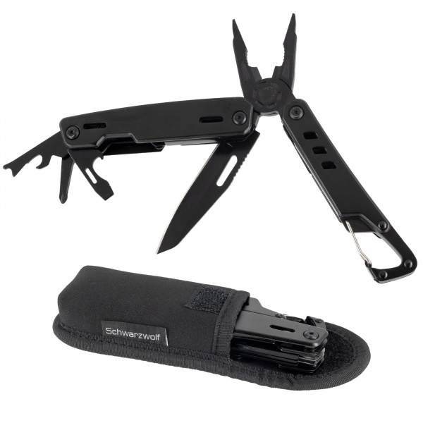 Logotrade corporate gift image of: Multitool NOBLE Schwarzwolf