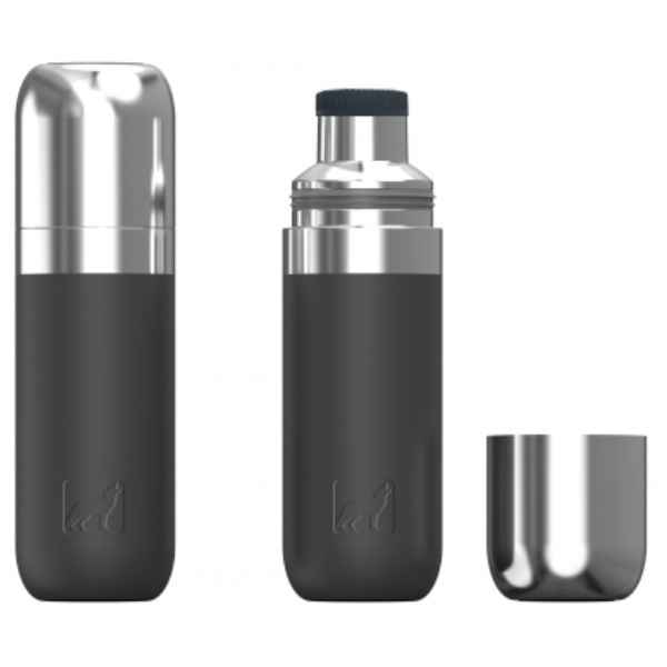 Logotrade promotional product image of: Vacuum bottle DINARA Schwarzwolf
