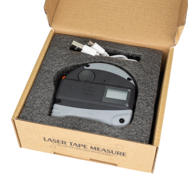 Logo trade advertising products picture of: Laser tape measure, RLM62001