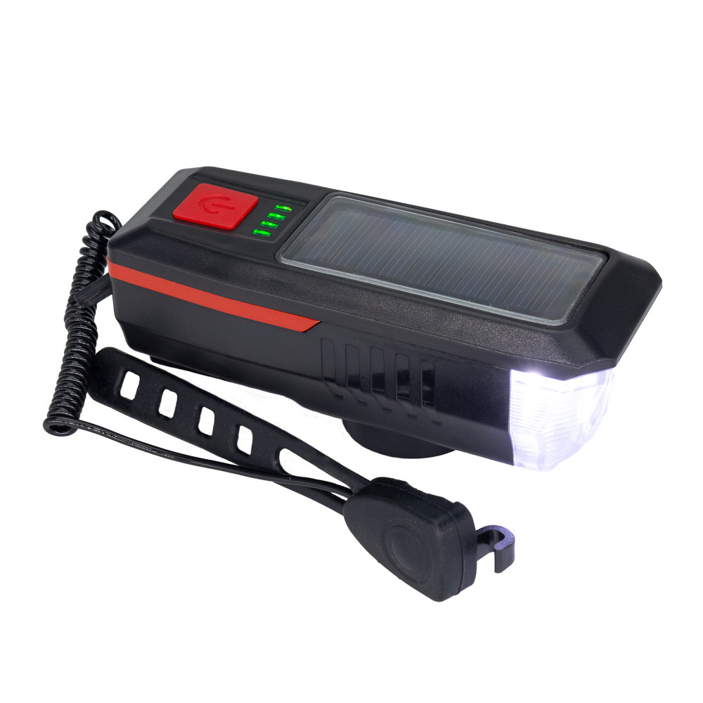 Logotrade promotional gift picture of: Solar bike light with horn, MC-5