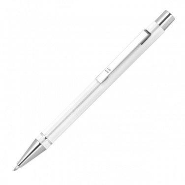 Logo trade promotional gifts image of: Metal semi gel ballpoint Pen ALMEIRA