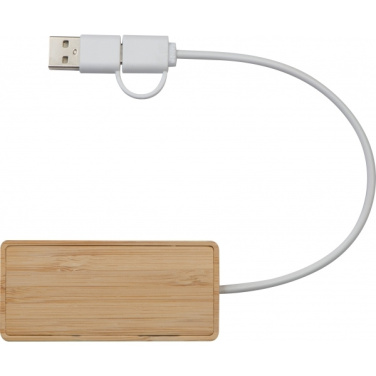 Logo trade promotional gifts image of: Hub USB rozgałęźnik KUALA LUMPUR