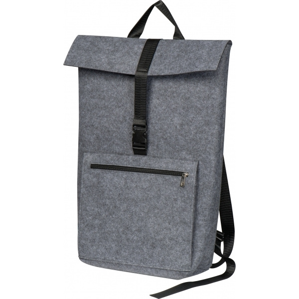 Logo trade promotional items picture of: RPET Felt Backpack BIRMINGHAM
