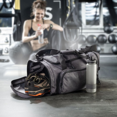 Logo trade promotional items picture of: Travel and sport bag ARARAT Schwarzwolf
