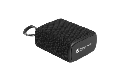 Logotrade promotional products photo of: Waterproof bluetooth speaker HARDEOL Schwarzwolf