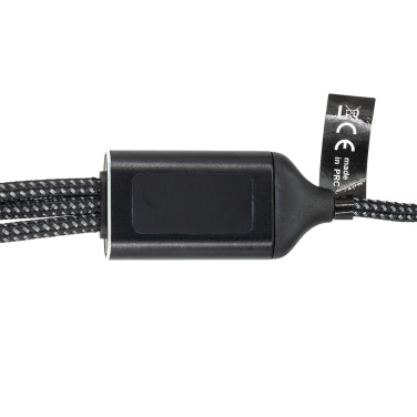 Logotrade advertising product picture of: 3 in 1 cable with elighted logo Pierre Cardin
