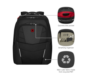 Logo trade promotional merchandise image of: Backpack Wenger Altair 15,6''