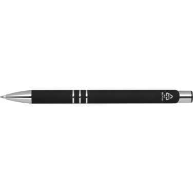 Logo trade advertising product photo of: Semi gel pen soft touch DUNMORE