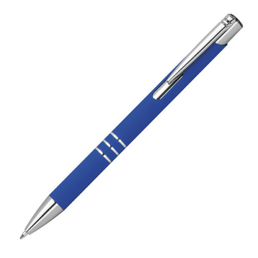 Logotrade promotional products photo of: Semi gel pen soft touch DUNMORE
