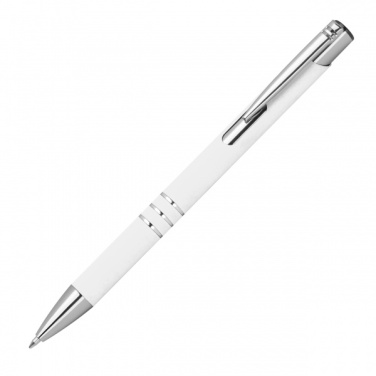 Logo trade promotional gifts picture of: Semi gel pen soft touch DUNMORE