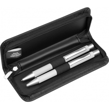 Logotrade promotional product picture of: Writing set soft touch Uppsala