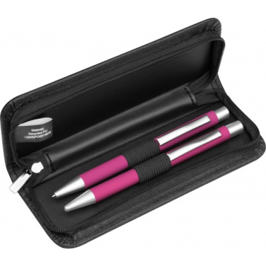 Logotrade advertising product picture of: Writing set soft touch Uppsala