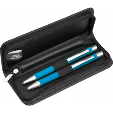 Logo trade promotional products picture of: Writing set soft touch Uppsala