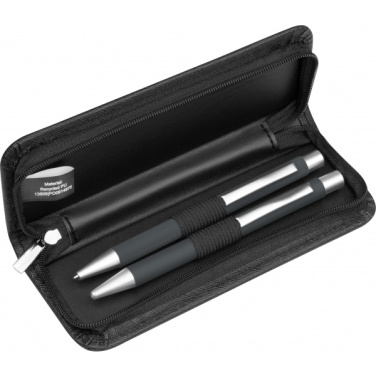 Logo trade business gifts image of: Writing set soft touch Uppsala