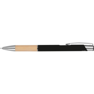 Logo trade promotional merchandise image of: Recycled ballpoint pen Naples