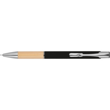 Logo trade promotional merchandise picture of: Recycled ballpoint pen Naples
