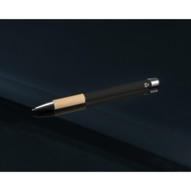 Logo trade promotional item photo of: Recycled ballpoint pen Naples