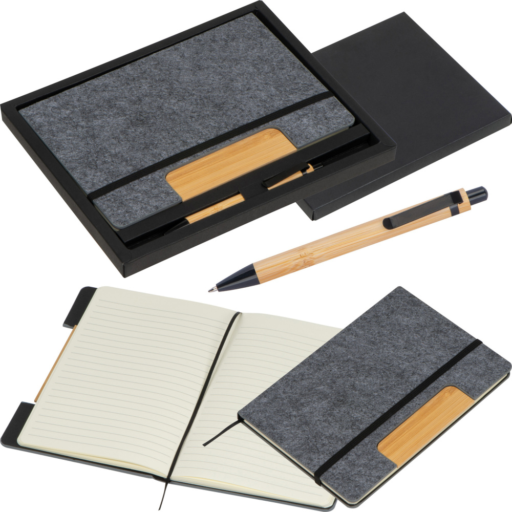 Logo trade promotional merchandise picture of: Notebook set Walsall