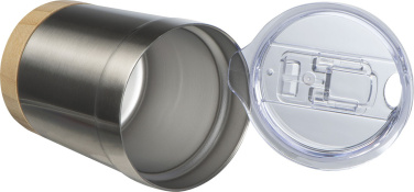 Logo trade promotional giveaways picture of: Recycled steel cup Turin