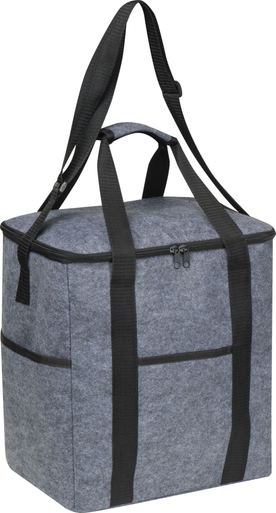 Logo trade promotional merchandise photo of: RPET cooler bag Santo Domingo