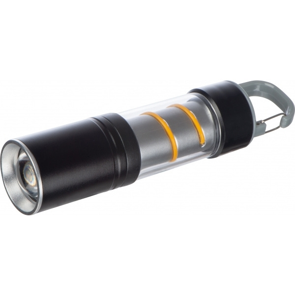 Logo trade business gifts image of: Rechargeable flashlight Tulsa