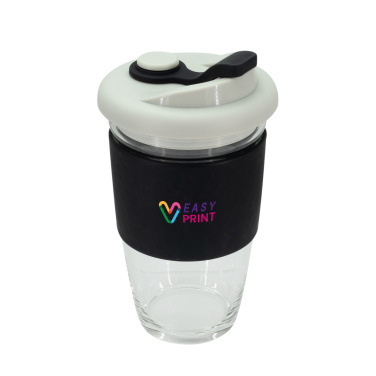 Logotrade promotional products photo of: Glass coffee cup 424 ml