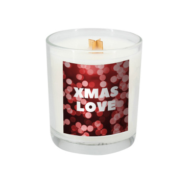 Logo trade promotional items picture of: Soy candle 190g Christmas love