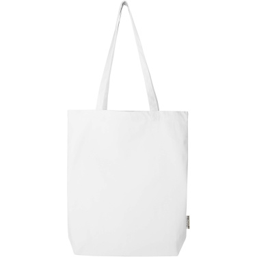 Logo trade promotional products image of: Florida 270 g/m² GRS recycled tote bag 10L