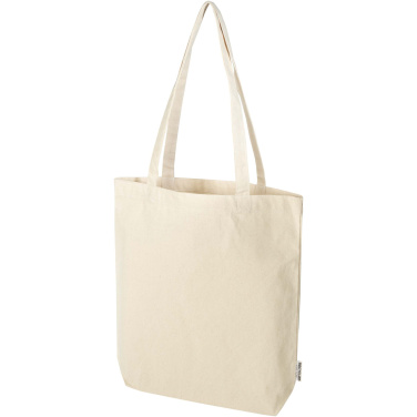Logo trade promotional items image of: Florida 270 g/m² GRS recycled tote bag 10L