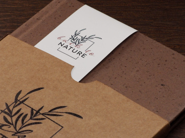 Logotrade promotional merchandise picture of: Recycled Coffee Notebook 209733900