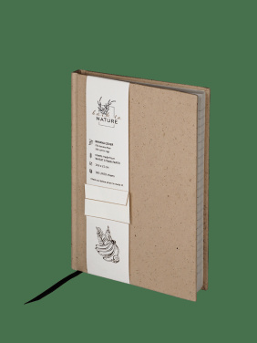 Logo trade promotional merchandise image of: Recycled Banana Notebook 209734200
