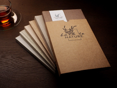 Logo trade promotional merchandise photo of: Recycled Elephant Poo Notebook 209734400