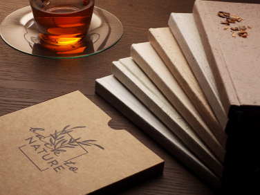 Logo trade promotional giveaway photo of: Recycled Hemp Notebook 209734300