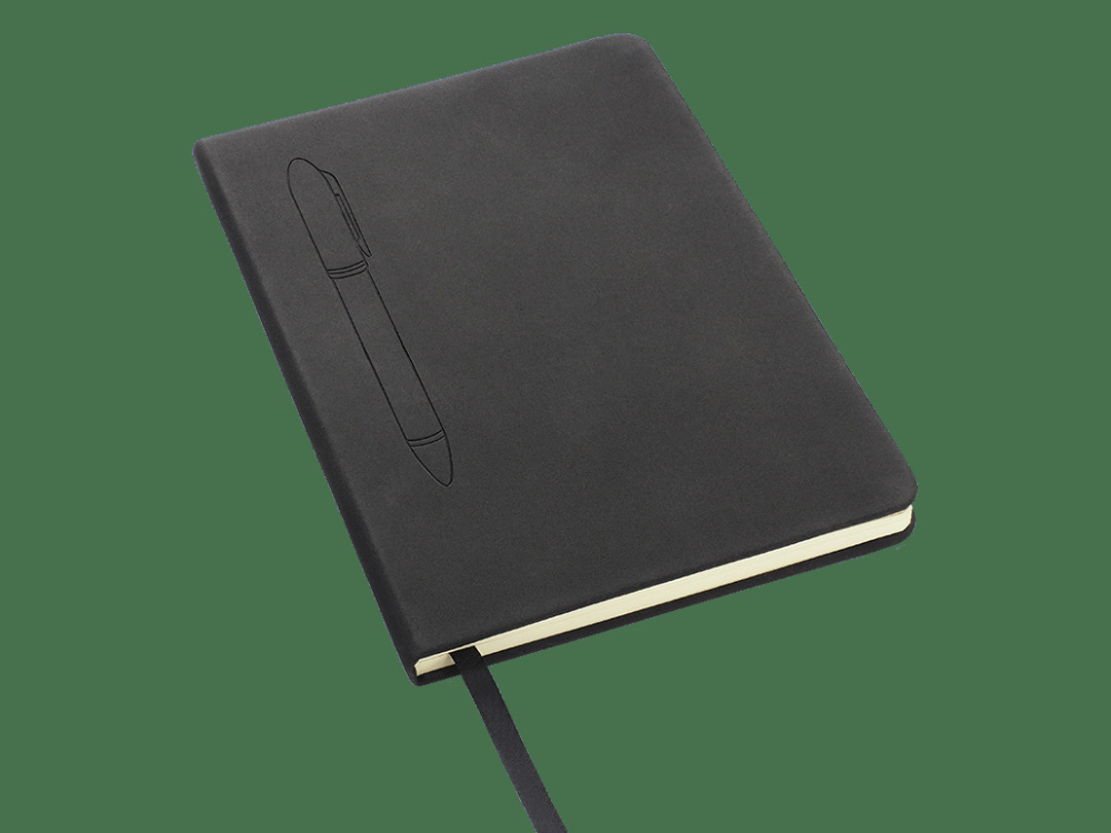 Logotrade promotional products photo of: Magnetic notebook with a pen 124715100