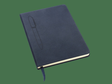 Logo trade promotional giveaways picture of: Magnetic notebook with a pen 124715100