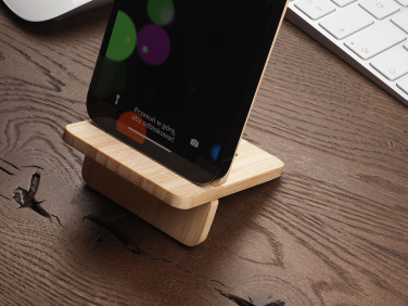 Logotrade promotional giveaway image of: Wooden telephone stand 1834292