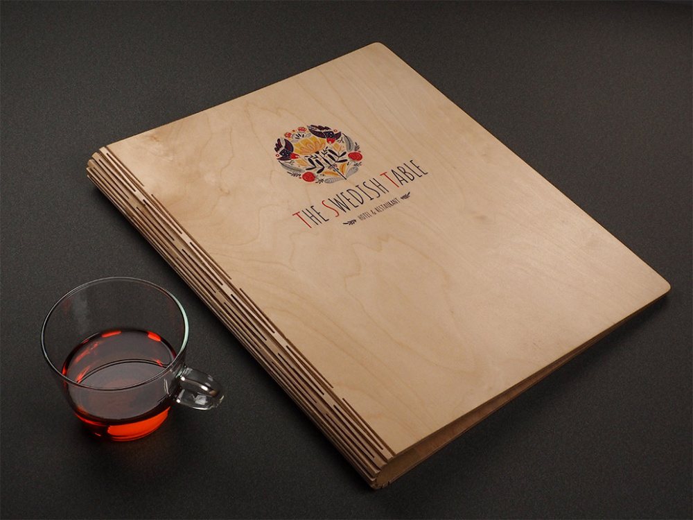 Logo trade promotional giveaways image of: Menu cover 1106121