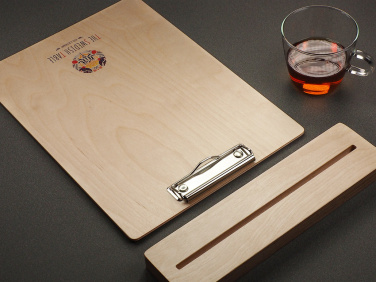 Logo trade promotional giveaways image of: Clipboard with stand 2088121