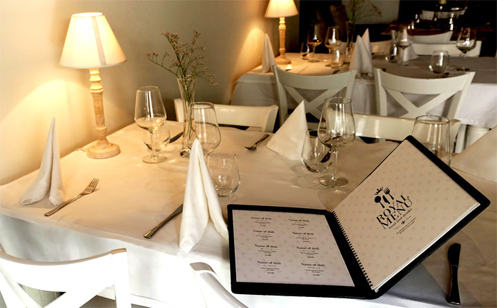 Logo trade promotional giveaway photo of: Menu cover 1078119