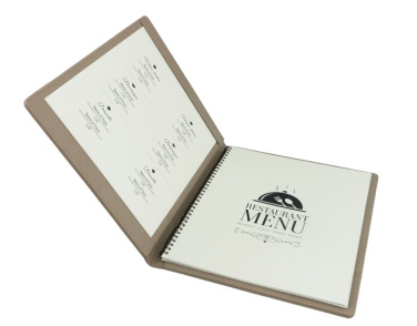 Logo trade corporate gift photo of: Menu cover 1078119
