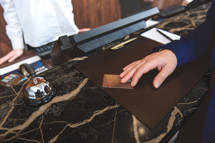 Logo trade promotional item photo of: Reception desk blotter 1131119