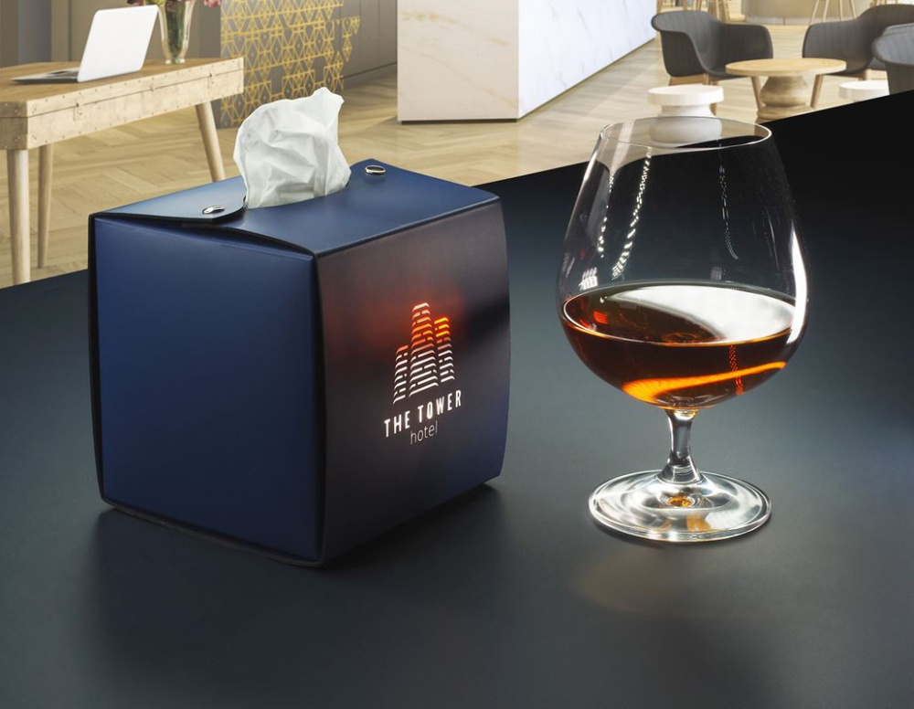 Logo trade corporate gifts image of: Tissue box 1199094